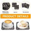 BFLCTGCF 2 PCS Circuit Board Coasters PCB Coasters Immersion Gold