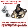 Norcold 619020 632206 RV Refrigerator Fan + ON/OFF Thermostat, Ships