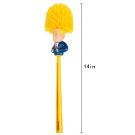 2 Pack Funny Toilet Brush,Prank Toilet Brush Cleaner, Funny Toilet Scubber,Make Toilet Great Again, Commander in Crap (Thumb Up Toilet Brush)