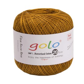 golo Crochet Thread Size 20 Yarn for Hand Knitting Embroidery Thread