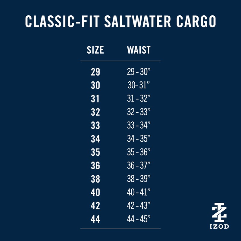 IZOD Men's Golf Swing Flex Stretch Cargo Short, Classic Black,