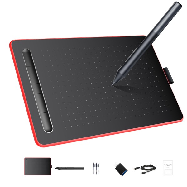 LetSketch Drawing pad, 8.26×5.5 inches, ergonomically Designed, Equipped with an