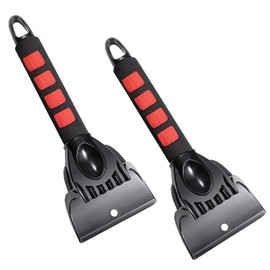 Friendship 2 Pack Car Ice Scraper, Non Scratch Ice Scraper for Car Windscreen, Frost Snow Ice Remover Tool for Car SUV Truck