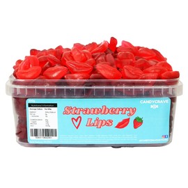 Monmore Confectionery Candycrave Strawberry Lips Tub 800g