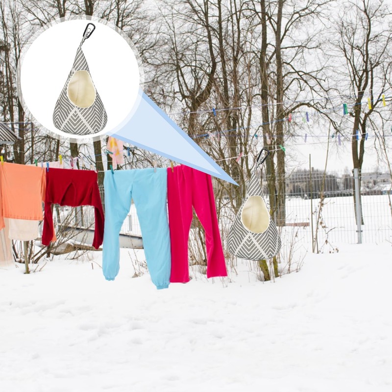 GRVICH Conical Peg Bag for Storage, Hanging Peg Bag, Storage