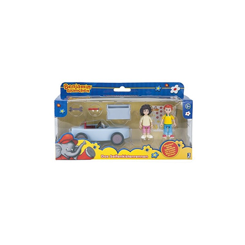 Jazwares Benjamin Blümchen 10815 Otto Soap Boxes Race Playset with