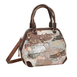 Anekke Bowling Outer Shoulder Bag 32/22/11 cm Accessories for Women, Multi-Colour, multi-coloured