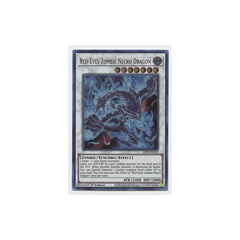 Red-Eyes Zombie Necro Dragon - GFP2-EN133 - Ultra Rare -