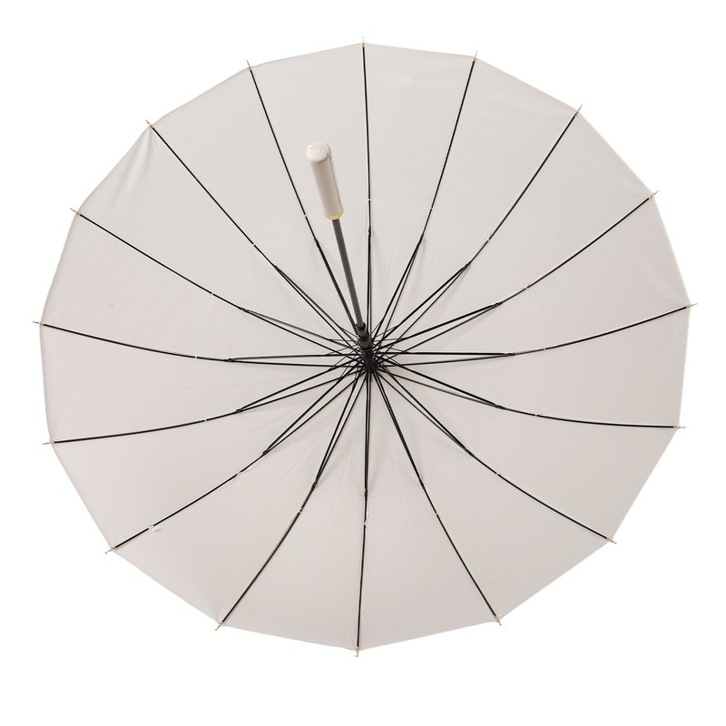 Large Umbrella Automatic Open 16 Ribs Waterproof with Cover Long