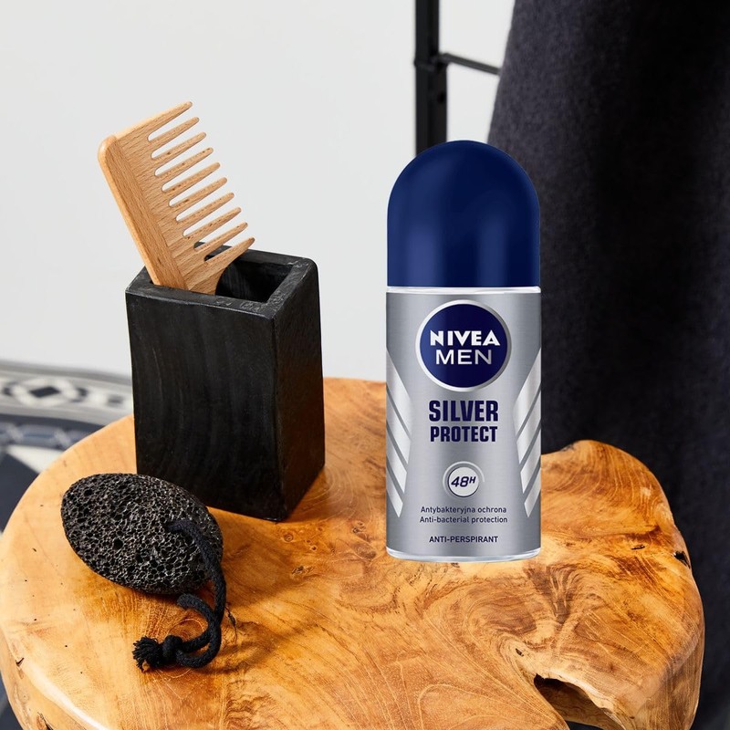 NIVEA Antiperspirant Silver Protect Roll-On 50 ml