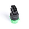 WISDOMHOOD 16pin OBD2 Male to 9pin J1939 Adapter for Truck