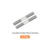 sourcing map Double Ended Stud Screws (M4 Thread 30mm Length)