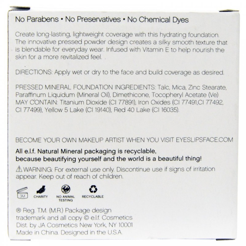 e.l.f. Studio Pressed Mineral Foundation 6152 Bronze by e.l.f. Cosmetics