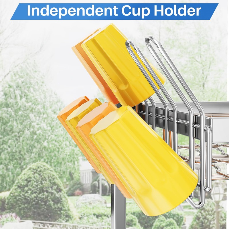 Over The Sink Dish Drying Rack - Adjustable Dish Rack