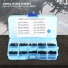 1000Pcs Small Screws, Flange Self Tapping Screws Black Self Tapping