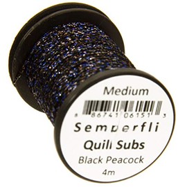 Semperfli Quill Subs (Medium - Black Peacock)