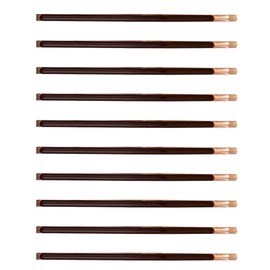Yishenyishi Pack of 10 Curved Jumbo Bobby Pins,Hair Clips (Brown)