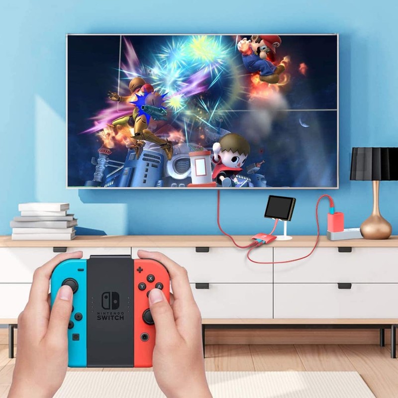 HARIBOL Switch Dock 1080P@60Hz Switch Docking Station with HDMI, USB