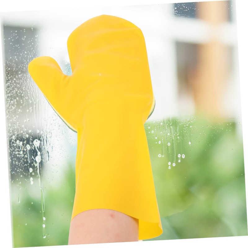 NOLITOY Reusable Cleaning Gloves Comfortable Household Dishwashing Gloves for Kitchen