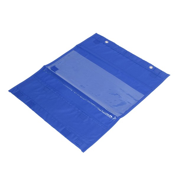 VBESTLIFE Magnetic Pocket Chart, 5 Rows Transparent Pockets Schedule Pocket