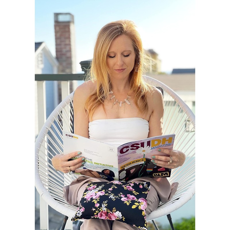 Liberty21 Corn Filled Heating Pad with Removable Washable Cover. Natural