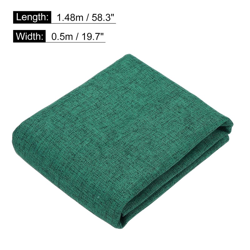 uxcell Dark Green Speaker Grill Cloth 20"x58" Stereo Box Fabric
