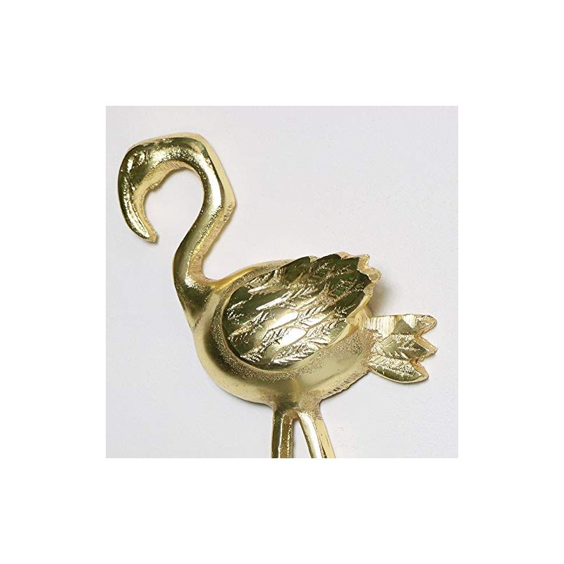 Melody Maison Gold Flamingo Wall Hook