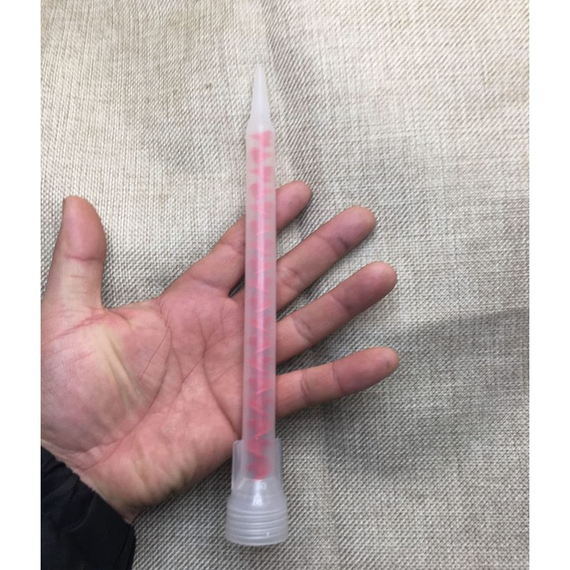 Double Barrel Mixing Nozzle, 15 PCS Double Epoxy Gun Nozzles,