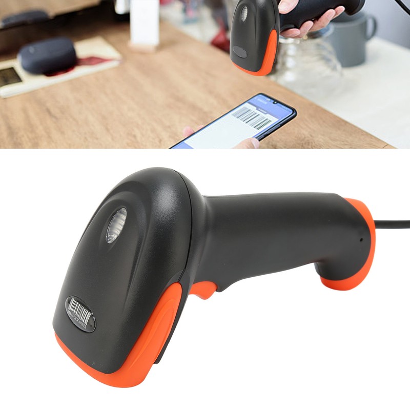 Barcode Scanner Effective Fast Light Weight Ergonomic Design Compact Safe