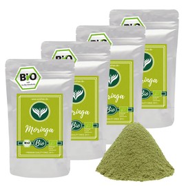 Azafran Organic Moringa Powder without Additives / 100% Moringa Oleifera Ground / Moringa Powder from the Leaves of Indian Miracle Tree 1 kg