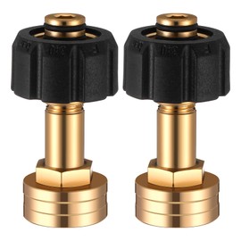 MorningRo 1 Pcs M22-14mm x 3/4" FGH Female Garden Hose Adaptor Water Hose Connector for Pressure Washer Gun