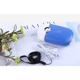 Alluring Mini Fan, Blower To Dry Glue USB Rechargeable for Eyelash Extensions (Blue)