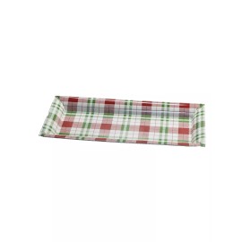 Buffalo Red Buffalo Plaid Rectangular Changer Plate 14.25x6.75x1in