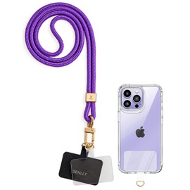 SENLLY Phone Lanyard with Ultra Thin Patch, Original Minimalist Design Neck Strap Compatible All Smartphone