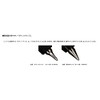 Mitsubishi Pencil SXN100338.10 Permanent Ballpoint Pen, Jet Stream Edge, 0.01