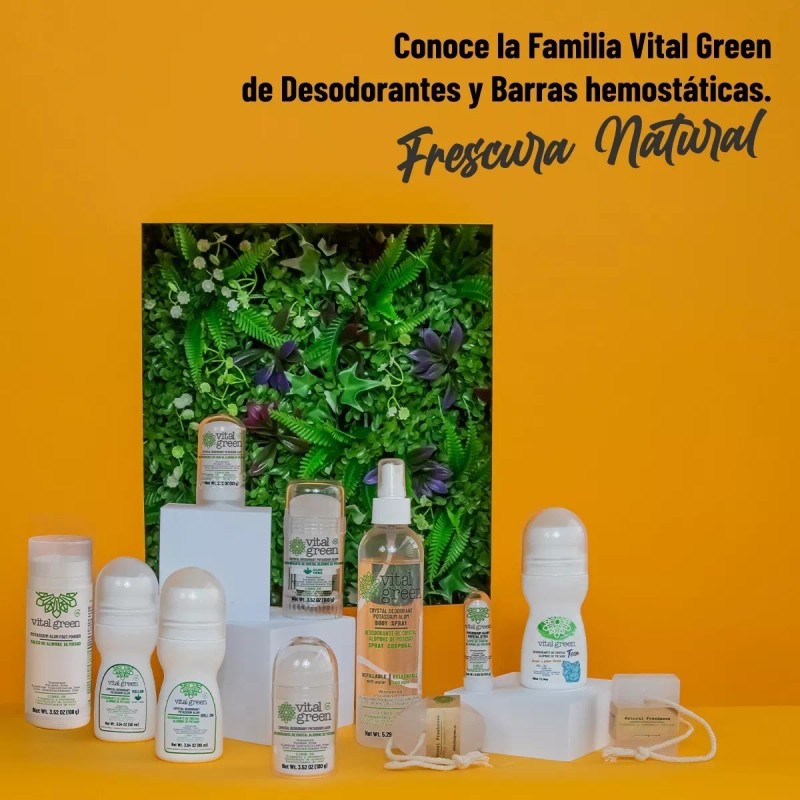 Vital Green Bloque Alumbre Para Afeitado 90gr (paq 2 Unds)