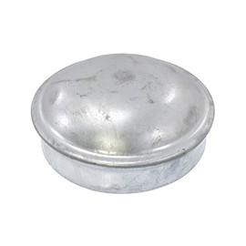 Chain Link Fence 6 5/8" Round Dome External Post Cap | Pressed Steel Cap | Chain Link Cap | (Pack of 1)