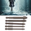 5Pcs Cross Tile Drill Bit Carbide Hex Shank Drills Bits
