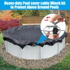 Pool Cover Cable and Winch Kit 100 Ft Heavy-Duty Pool