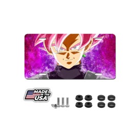 BLVD Goku Black Dragon Ball Super HOT License Plate Auto Truck Car Tag Anime