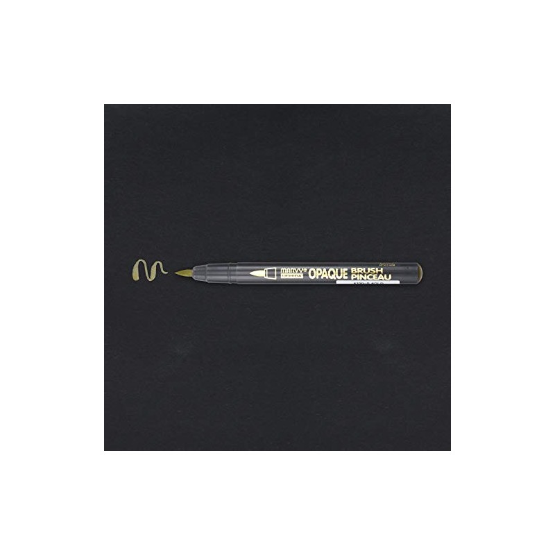 Marvy Uchida Gold Opaque Brush Marker