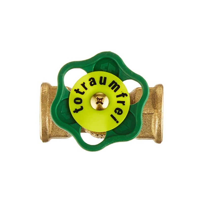 CORNAT T571321 Straight-Run Globe Valve, Brass, 1/2", Clear