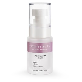 YIYI Beauty by Lesslie Polinesia Suero Facial Niacinamida concentrado para desvanecer marcas de acné y controlar producción de sebo, Regula Grasa, Dis