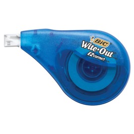 Wite-Out EZ Correct Correction Tape, Non-Refillable, 1/6" x 472", 10/Box