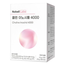 Nobel Labs Choline Inositol 4000 30 sachets 1 box / 노벨랩스 콜린 이노시톨 4000 30포 1박스