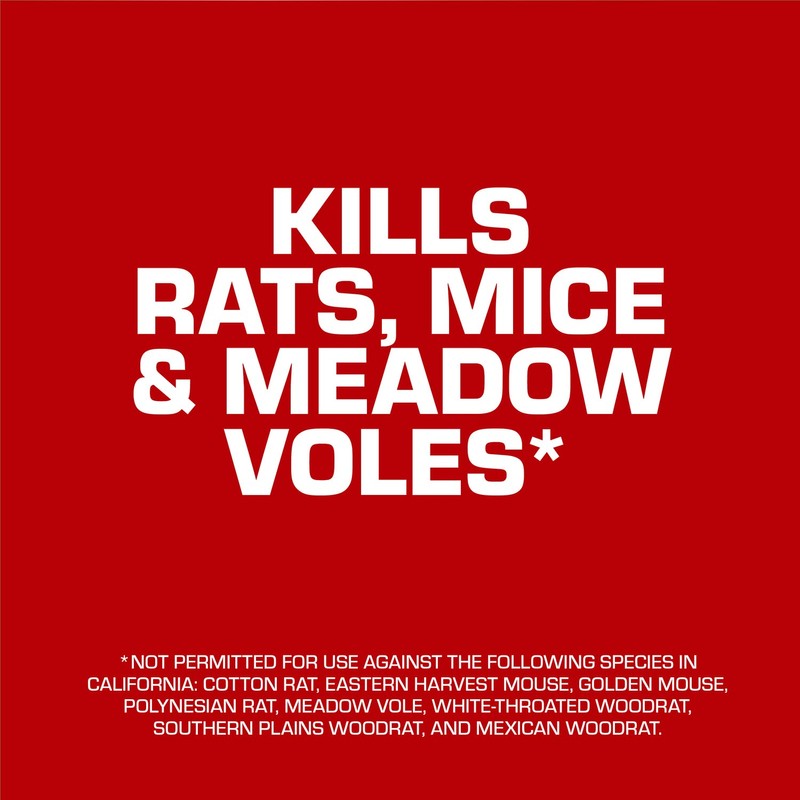 Tomcat Bromethalin Place Pacs Bait, Pest Control for Agricultural Buildings