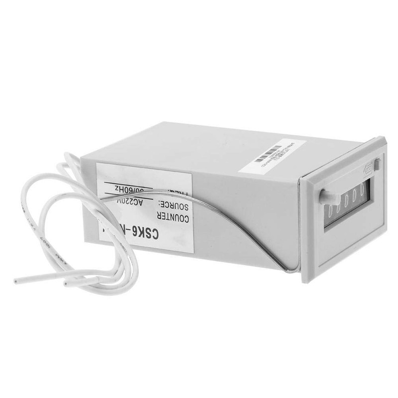 6-digit frequency counter, electromagnetic high-speed pulse counter, AC 220 V,