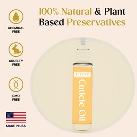 C CARE Sweet Almond Roll-On Cuticle Oil | Natural Revitalizing Hydrating Nail Oil For Repaired Cuticles Overnight | Remedy For Damaged Skin And Thin Nails | Paraben Cruelty Free Formula | 10ml