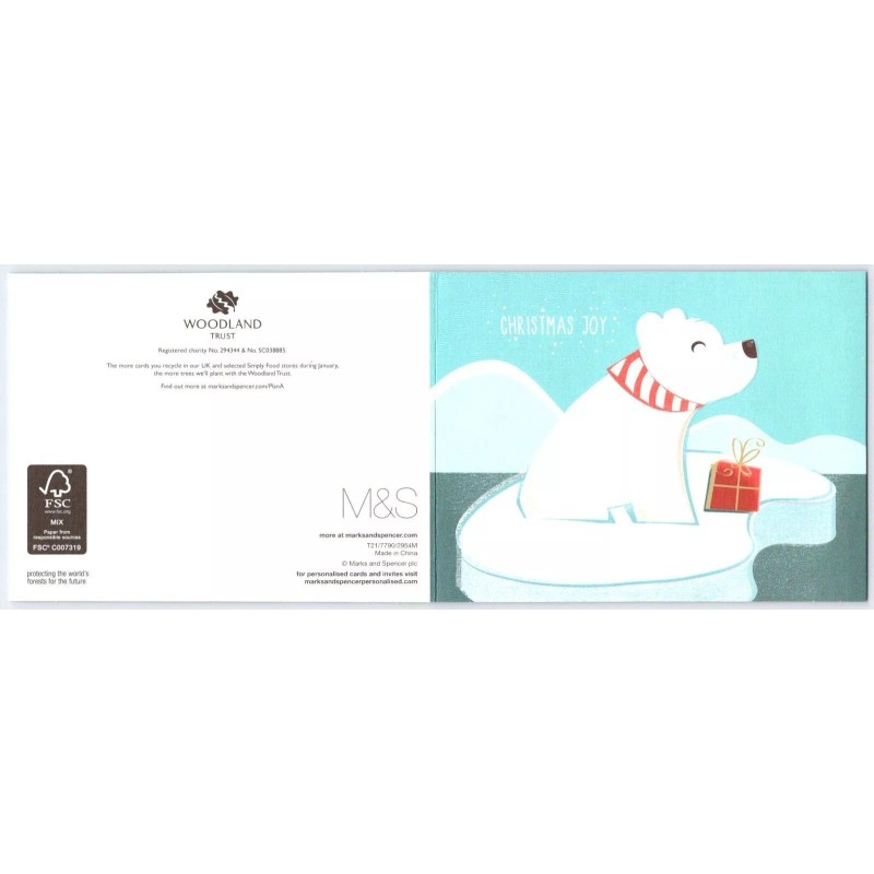 Mark And Spencer FUN POLAR BEAR Mark And Spencer Christmas