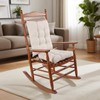 LYLNBYWK Rocking Chair Cushion, Premium Corduroy Seat and Back Cushion